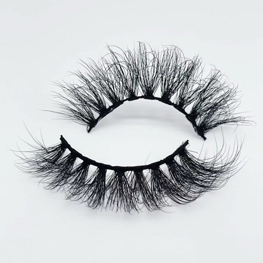 Jet Black 3D Mink Eyelashes