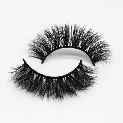 Jet Black 3D Mink Eyelashes