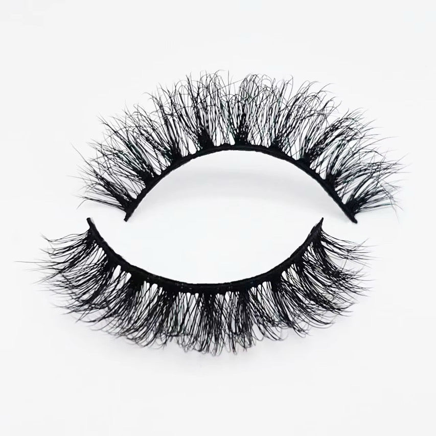 Jet Black 3D Mink Eyelashes