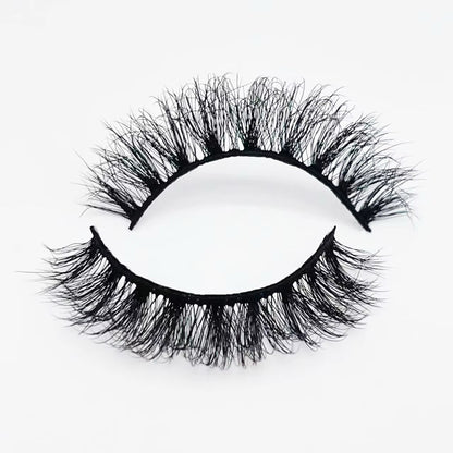 Jet Black 3D Mink Eyelashes