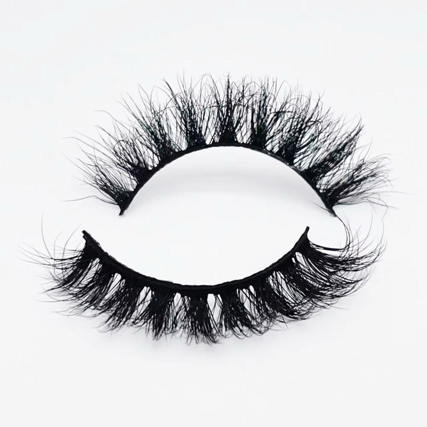 Jet Black 3D Mink Eyelashes