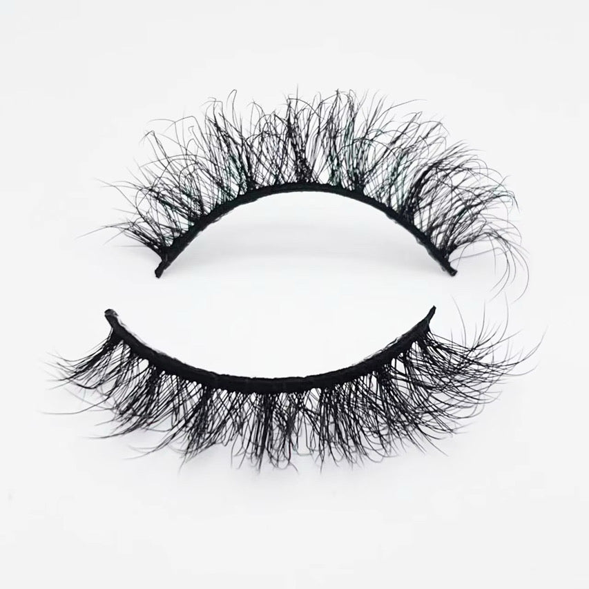 Jet Black 3D Mink Eyelashes