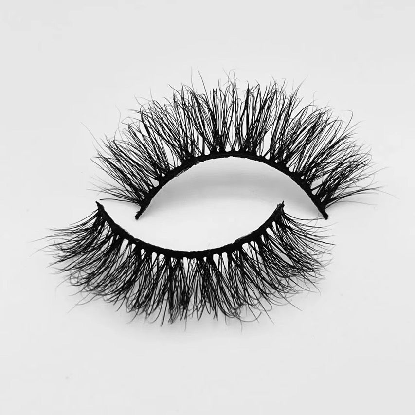 Jet Black 3D Mink Eyelashes
