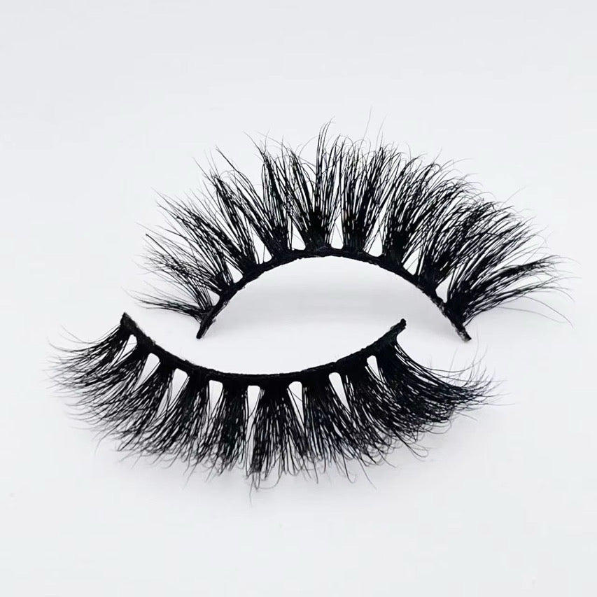 Jet Black 3D Mink Eyelashes