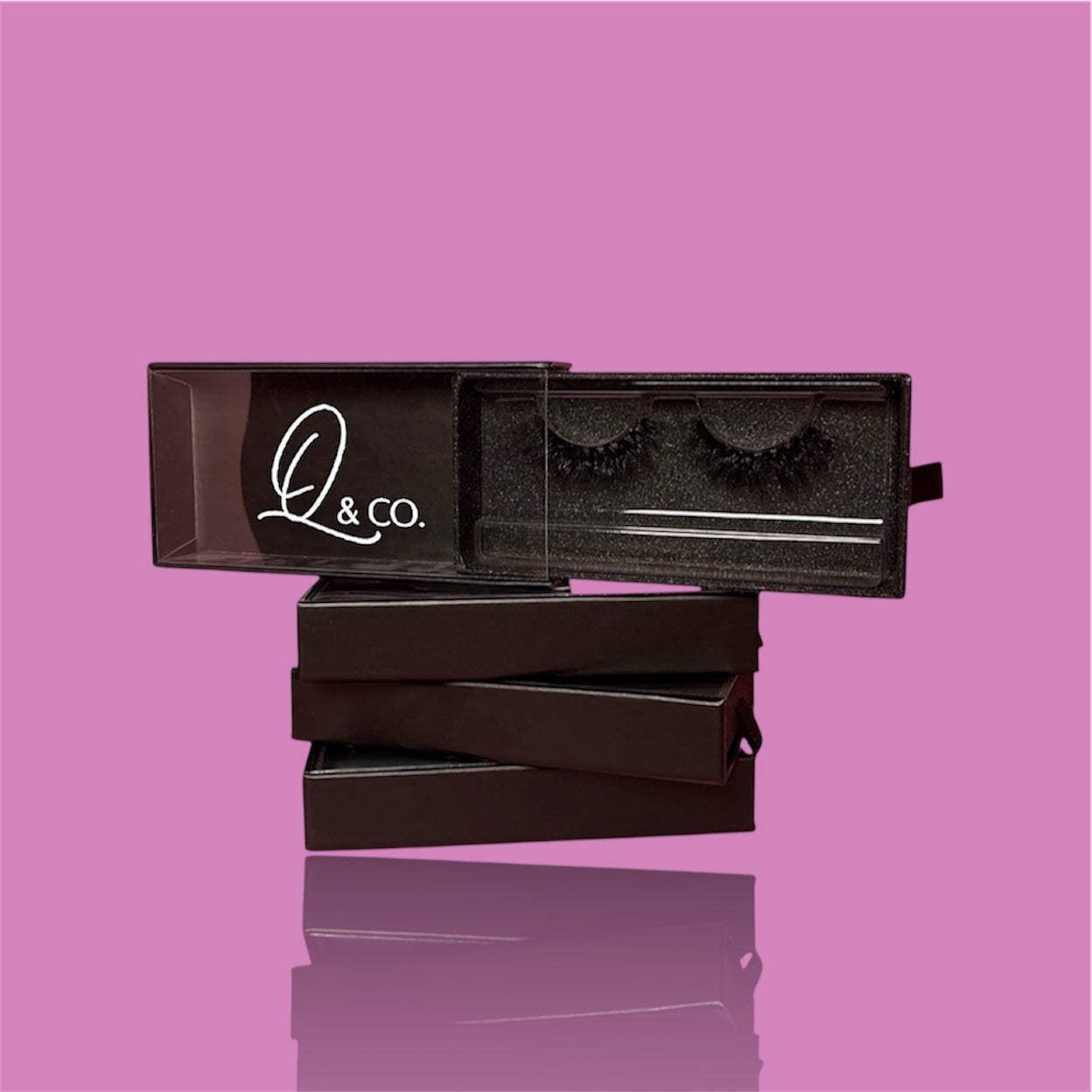 Jet Black 3D Mink Eyelashes