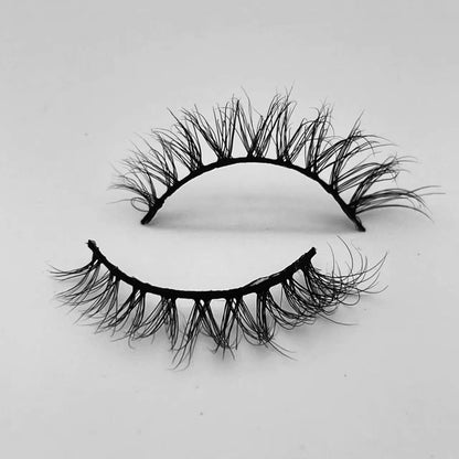 Jet Black 3D Mink Eyelashes